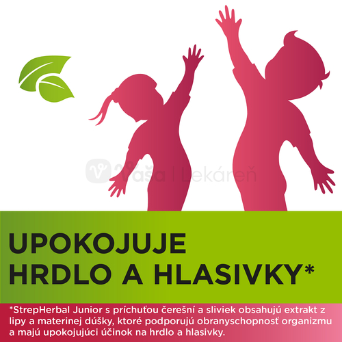 StrepHerbal Junior s vitamínom C a zinkom