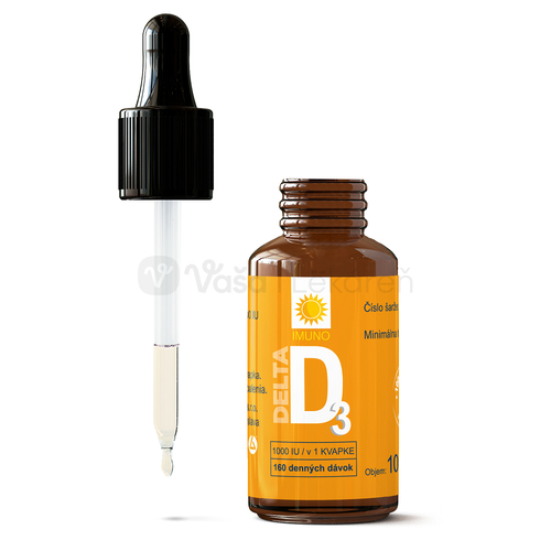 DELTA Vitamín D3 1000 IU Natural