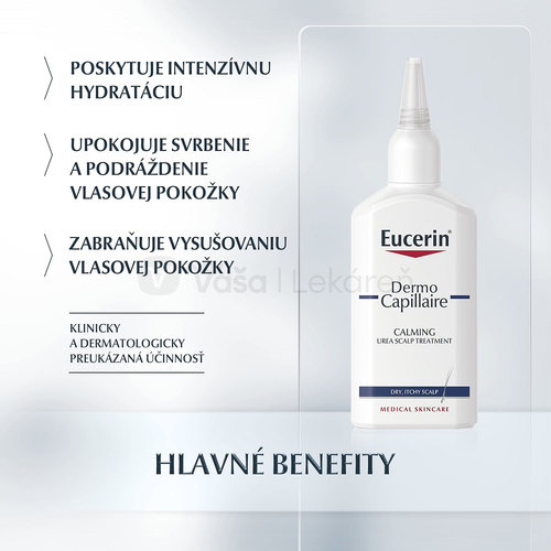 Eucerin DermoCapillaire 5% Urea Tonikum na suchú pokožku hlavy