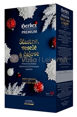 Herbex Premium Šťastné, veselé a čajové (Vianočné balenie čajov)