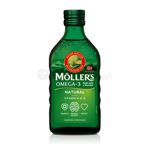Moller´s Omega-3 Rybí olej Natural