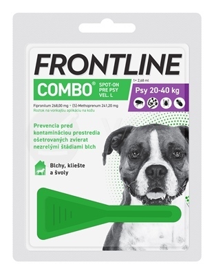 FRONTLINE Combo Spot-On pre psy L (20-40 kg)