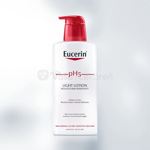 Eucerin pH5 Telové mlieko s ľahkou textúru na citlivú pokožku