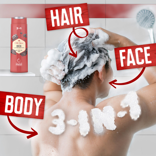 Old Spice Rock Sprchový gél a šampón pre mužov