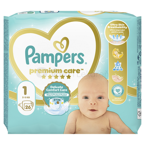 Pampers Premium Care 1 Newborn Detské plienky od narodenia (2 - 5 kg)