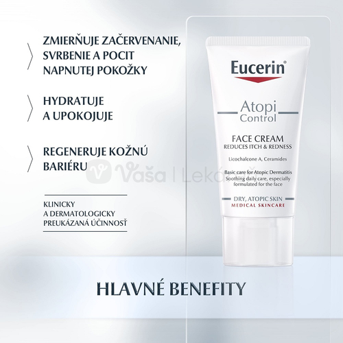 Eucerin AtopiControl Pleťový krém na suchú pleť
