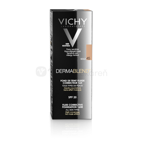 Vichy Dermablend Fluidný korekčný make-up (odtieň 45-Gold)
