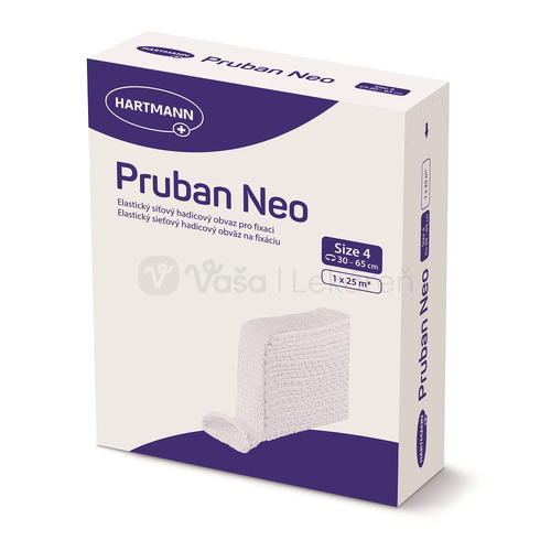 Pruban Neo Sieťový hadicový obväz, veľ. 4 (25 m, obvod 30 - 65 cm)