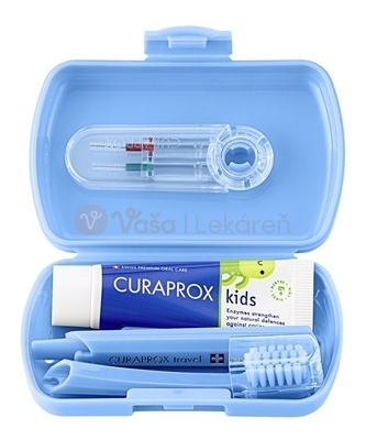 Curaprox Kids Travel set (modrý)