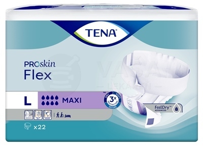 Tena Flex Maxi L Inkontinenčné nohavičky s rýchloupevňovacím pásom