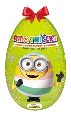 TEREZIA Rakytníček+ Multivitamínové želatínky Veľkonočné vajce Mimoni (Zelené)