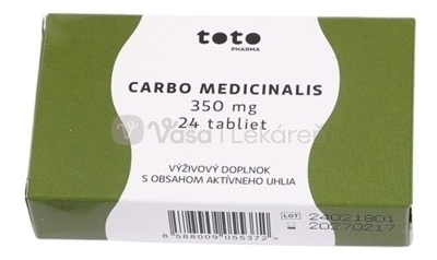 TOTO Carbo medicinalis 350 mg