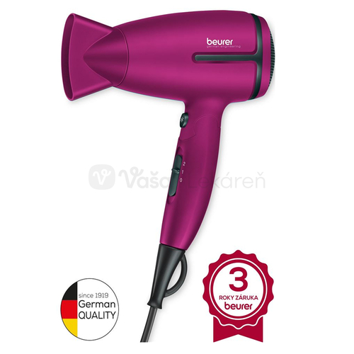 Beurer HC 25 Cestovný sušič vlasov fuchsiový (Limitovaná edícia)