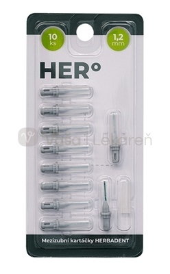 Herbadent HERo Electra Medzizubná kefka 1,2 mm (sivá)