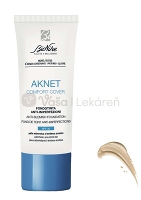 BioNike Aknet Comfort Cover Krycí make-up proti nedokonalostiam pleti SPF30 (Ivoire)