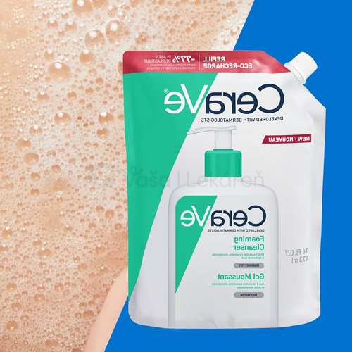 CeraVe Čistiaci penivý gél na normálnu až mastnú pleť (Náhradná náplň)