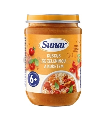 Sunar Kuskus so zeleninou a kuraťom (od ukončeného 6. mesiaca)