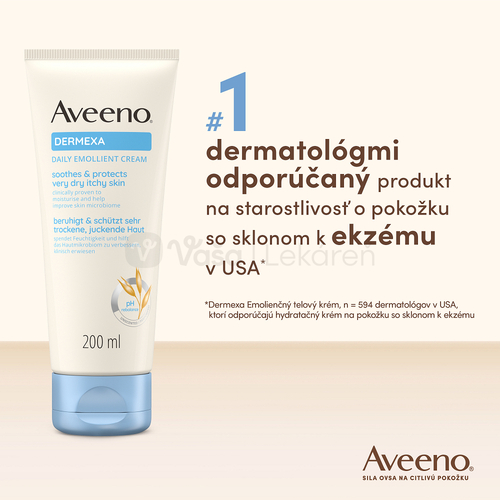 Aveeno Dermexa Emolienčný telový krém