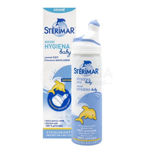 STÉRIMAR Baby hygiena nosa (izotonický roztok morskej vody pre deti od 0 do 3 rokov)