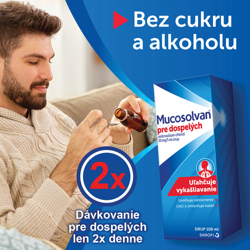 Mucosolvan Sirup pre dospelých