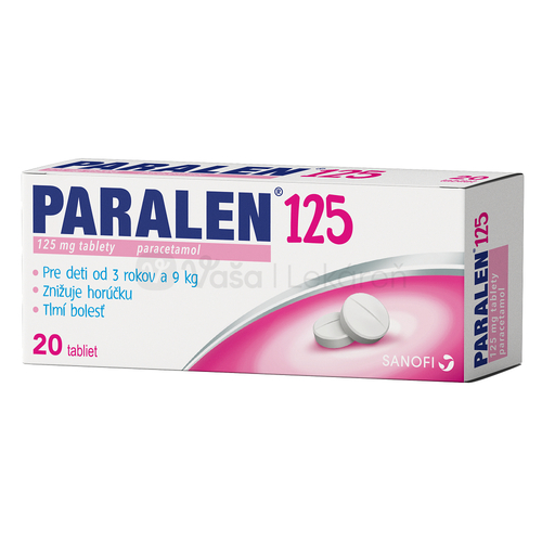 Paralen 125 mg Pre deti