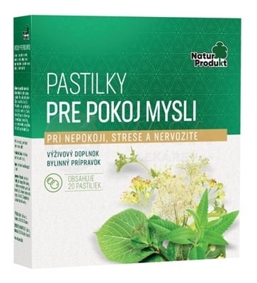 NaturProdukt Pastilky pre pokoj mysli