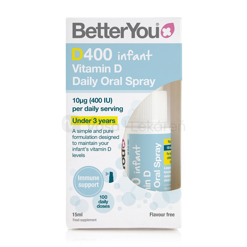 Better You Vitamín D 400 Infant