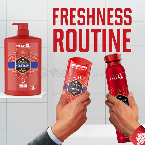 Old Spice Captain Sprchový gél a šampón pre mužov