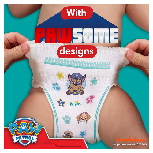 Pampers Pants Paw Patrol 5 Detské plienkové nohavičky (12-17 kg)