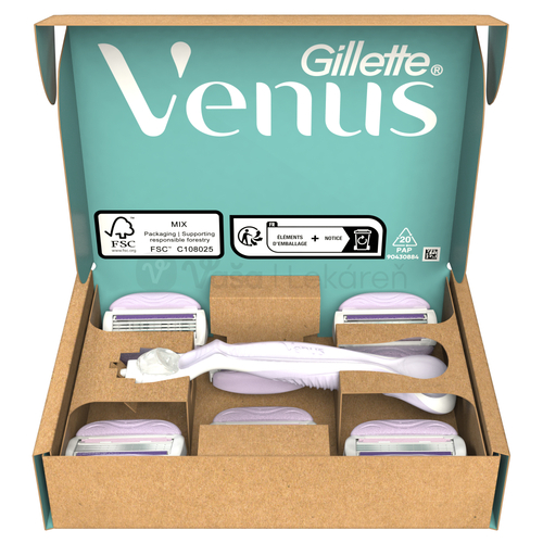 Gillette Venus Comfortglide Breeze Dámsky holiaci strojček + náhradné hlavice