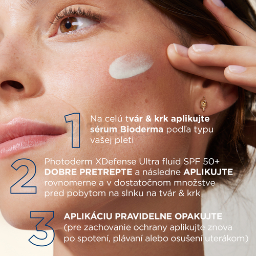 Bioderma Photoderm XDefense Ultra fluid na opaľovanie SPF 50+ (netónovaný)