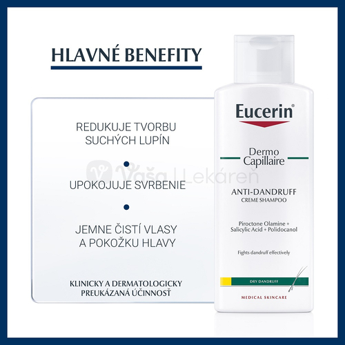 Eucerin DermoCapillaire Šampón proti suchým lupinám