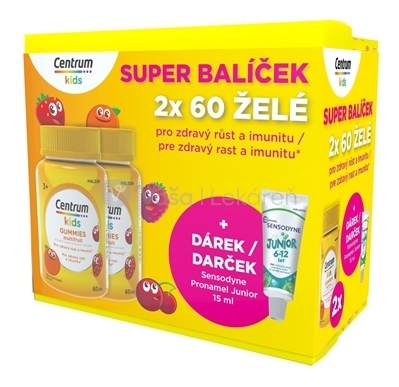 Centrum Kids Gummies Multifruit (Darčekové balenie)
