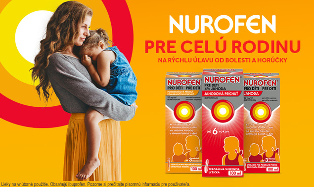 Nurofen pre deti so zľavou -15%!