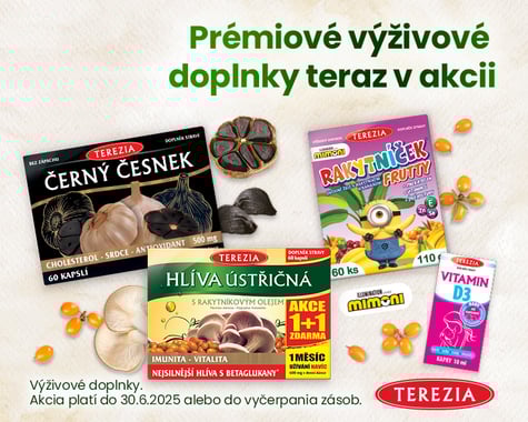 Príroda v každej kapsule – výživové doplnky TEREZIA s 20 % zľavou!