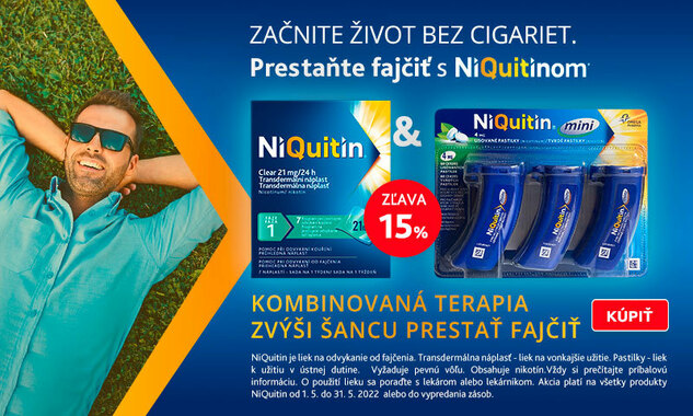 Niquitin zľavy 15%!