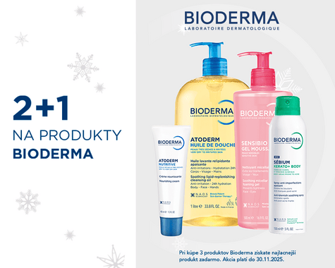 Bioderma 2+1 zdarma!