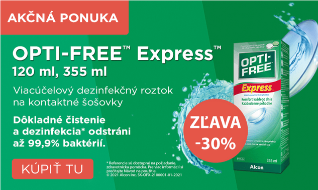 Alcon Opti-Free Express v októbri lacnejšie!
