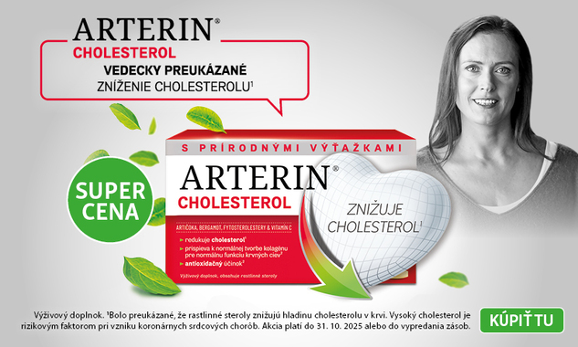 Produkty Arterin teraz s výraznou zľavou!