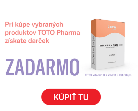 Vitamín C+Zin+D3 zdarma k vybraným TOTO produktom!