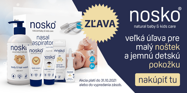 Nošteky odsávačky a Nosko v zľave!