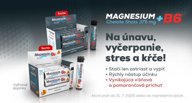 Salutem Magnesium shots až 20% zľava!