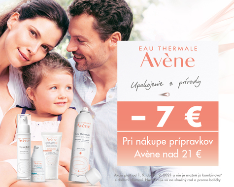 Avene -7€ pri nákupe od 21€