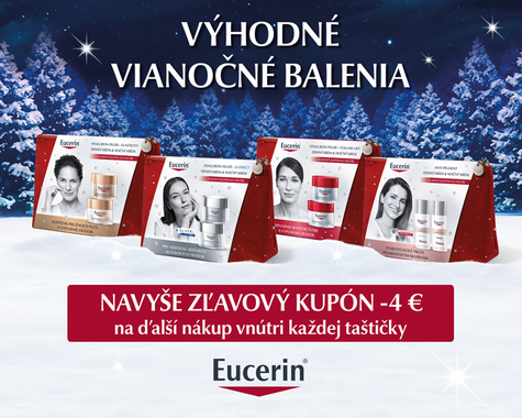 Eucerin - Vianočné balíčky za výhodné ceny