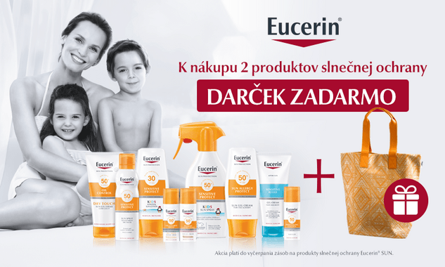 Eucerin - plážová taška ZDARMA!