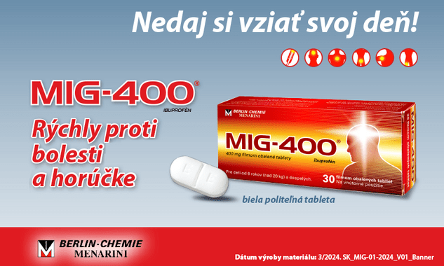 Mig-400 a Mig Junior - proti bolesti a horúčke!