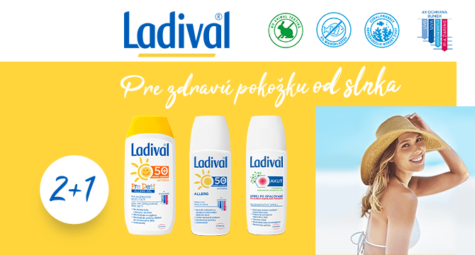 Ladival – slnečná ochrana pre celú rodinu v akcii 2+1 ZADARMO!