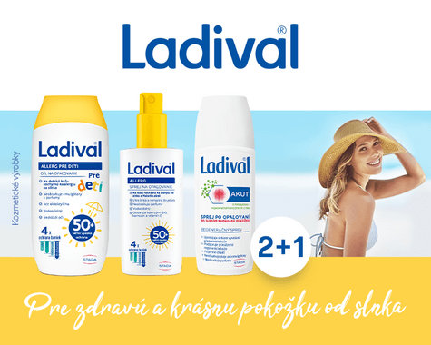 Ladival – slnečná ochrana pre celú rodinu v akcii 2+1 ZADARMO!