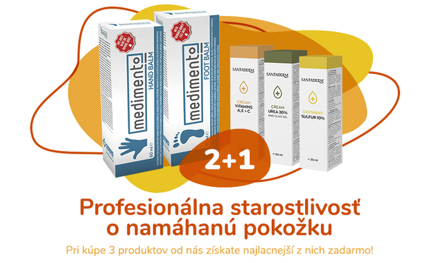 Medimento a Santaderm 2+1 zdarma!