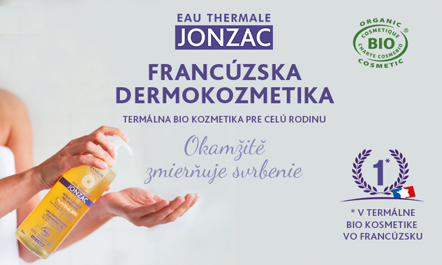 Prírodná kozmetika Jonzac 2+1 zadarmo